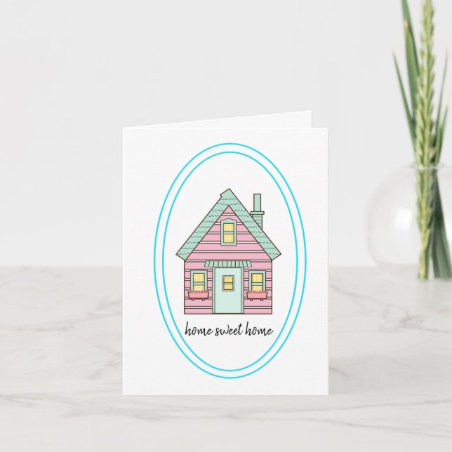 HOME SWEET HOME, CONGRATULATIONS! NEW HOME THANK Y THANK YOU CARD (Front)