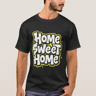 Home Sweet Home Cosy Quote T-Shirt Design