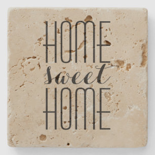 Home Sweet Home Custom Colour Stone Coaster