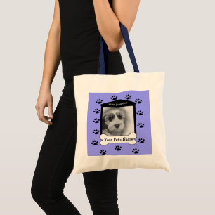 Home Sweet Home Doghouse Lavender Pet Frame  Tote Bag