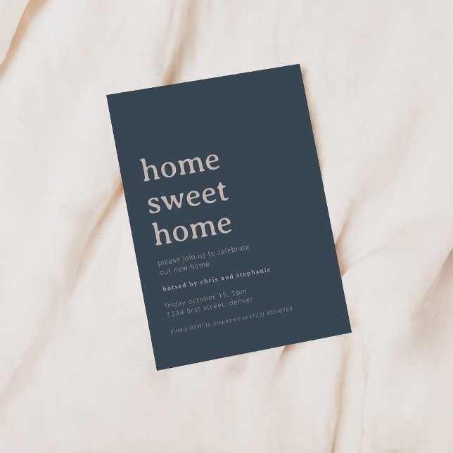 Home Sweet Home Fall Housewarming Party Invitation (Creator Uploaded)