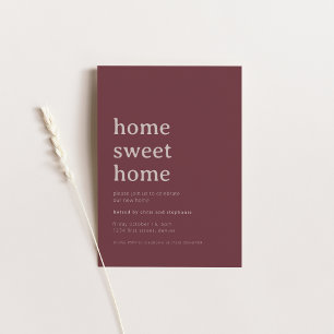 Home Sweet Home Fall Housewarming Party Invitation