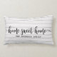 Home Sweet Home Farmhouse Rustic Wood Personalised Lumbar Cushion