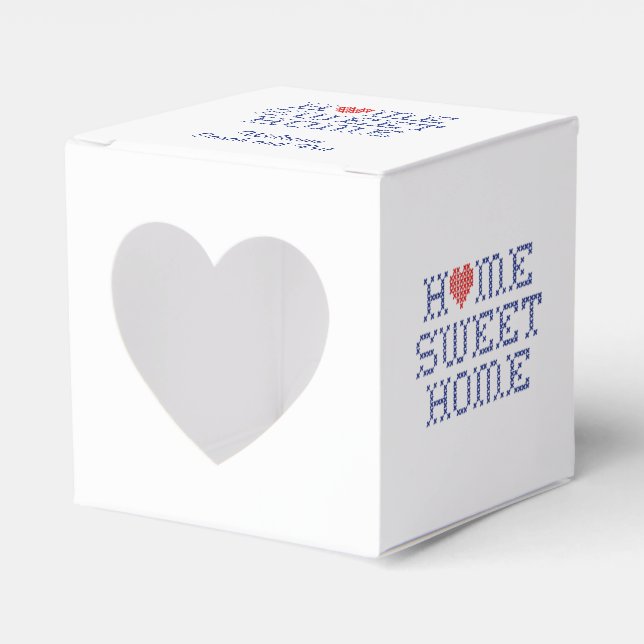 Home Sweet Home Favour Box (Front Side)