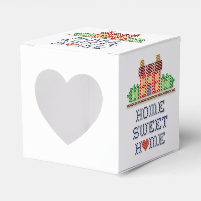 Home Sweet Home Favour Box (Front Side)