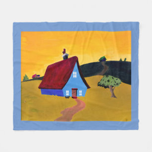 HOME SWEET HOME Fleece Blanket