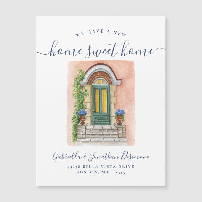 Home Sweet Home Front Door Moving Announcement (Front)