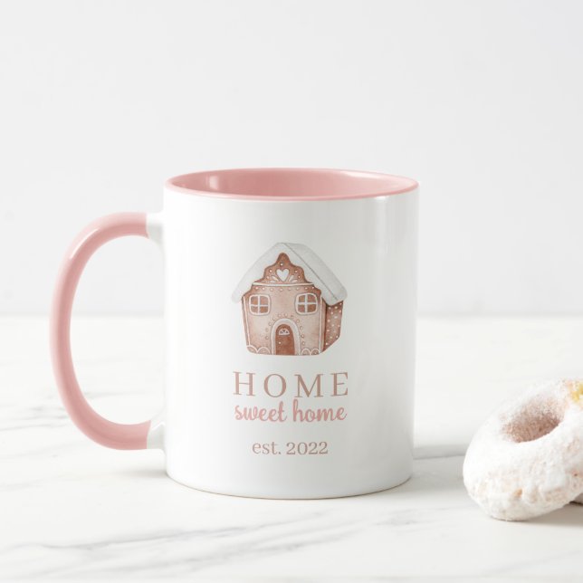 Home Sweet Home Gingerbread Mug (With Donut)