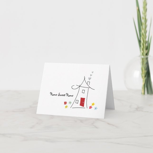 Home Sweet Home Greeting Card (Front)
