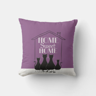 Home sweet home - Happy cat Cushion