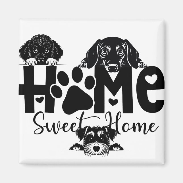 Home Sweet Home - house-warming gift fridge Magnet (Front)