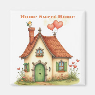 Home Sweet Home - house-warming gift fridge Magnet