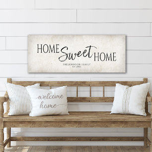 Home Sweet Home Housewarming  Canvas Print
