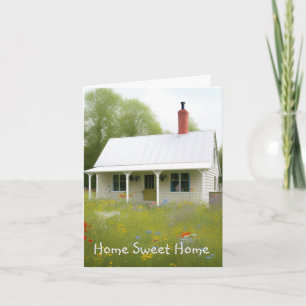Home Sweet Home Housewarming Folded Greeting Card