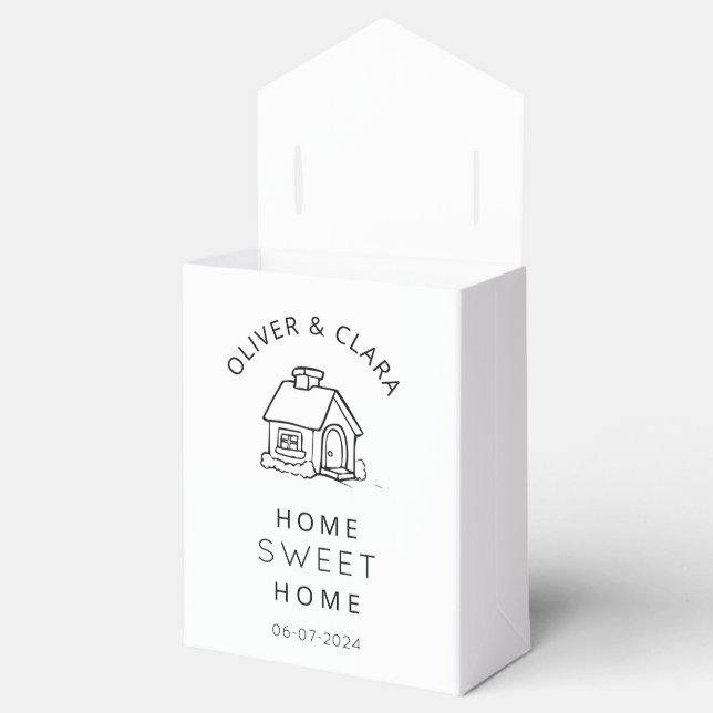 Home Sweet Home Housewarming Party Favour Box (Opened)