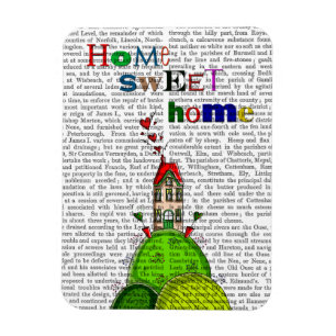 Home Sweet Home Illustration Magnet