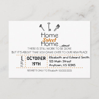 Home Sweet Home Invitation