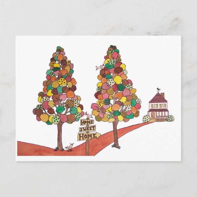 Home Sweet Home Invitation Postcard (Front)