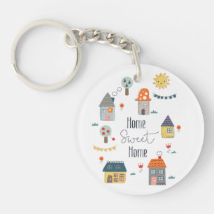 Home Sweet Home Key Ring