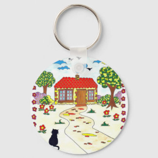 Home Sweet Home Key Ring