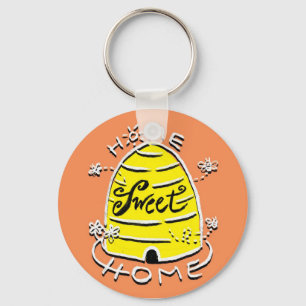 home sweet home key ring