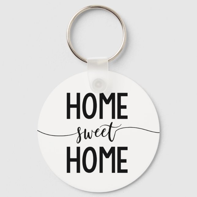 home sweet home key ring (Front)