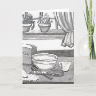 Home Sweet Home Kitchen Baking Christmas Holiday Card