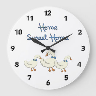 Home Sweet Home Large Clock
