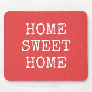 Home sweet home minimal design mouse mat
