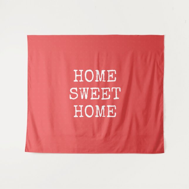 Home sweet home minimal design  tapestry (Front (Horizontal))