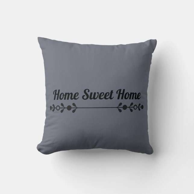 Home Sweet Home Minimal Typography Cushion (Front)