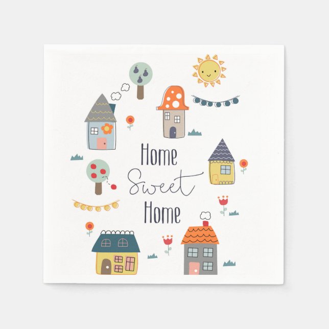 Home Sweet Home Napkin (Front)