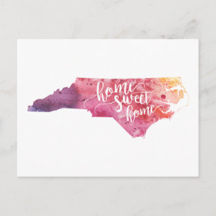 Home Sweet Home North Carolina Postcard