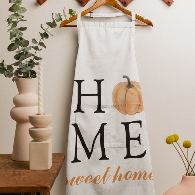 Home Sweet Home | Orange Pumpkin | Fall Season Apron (Creator Uploaded)
