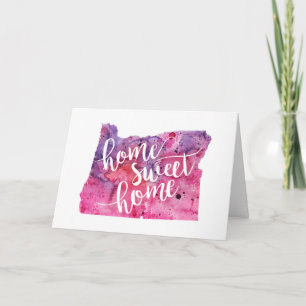 Home Sweet Home Oregon Card
