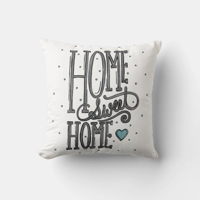 Home Sweet Home - Original Artwork Throw Pillow (Front)