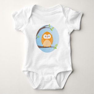 HOME SWEET HOME :: Owl in a tree 4 Baby Bodysuit