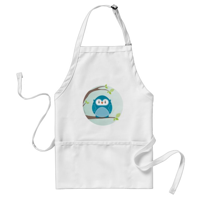 HOME SWEET HOME :: Owl in a tree 5 Standard Apron (Front)