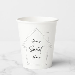 Home Sweet Home Paper Cups