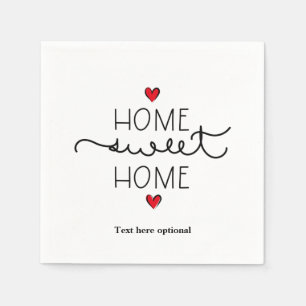 home sweet home, Paper Plate Napkin