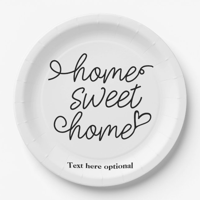 home sweet home, Paper Plate Napkins (Front)