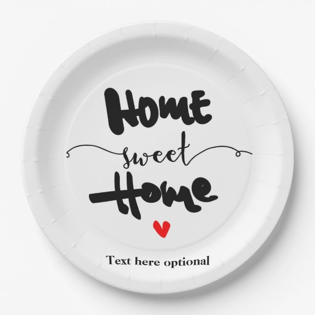 home sweet home, Paper Plate Napkins (Front)