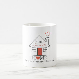 Home Sweet Home Personalised Coffee Mug