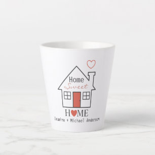 Home Sweet Home Personalised Latte Mug