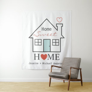 Home Sweet Home personalised Tapestry