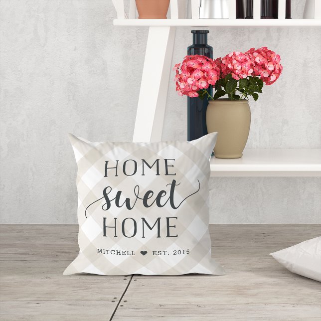 Home Sweet Home Personalized Cushion (Creator Uploaded)