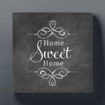 Home Sweet Home Plaque<br><div class="desc">Home Sweet Home Plaque by Enchanting Quotes.  Makes a lovely housewarming gift!</div>