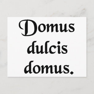 Home sweet home. postcard