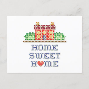 Home Sweet Home Postcard