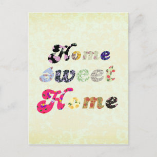 Home Sweet Home Postcard